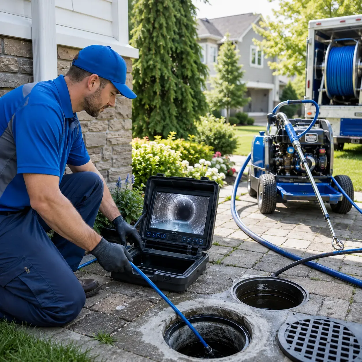 Outdoor drain cleaning professionals serving Sandy Spring, MD